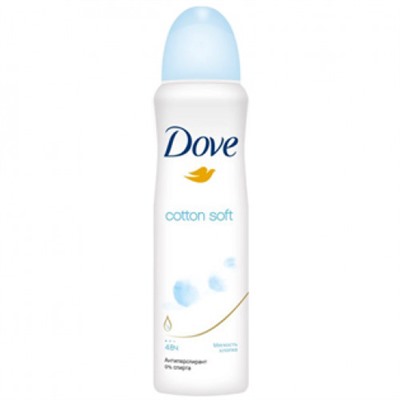 Дезодорант-антиперспирант спрей женский Dove (Дав) Мягкость хлопка, 150 мл